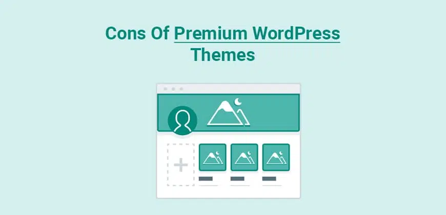 Cons of Premium WordPress Themes