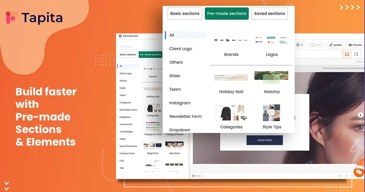 Tapita Landing Page Builder