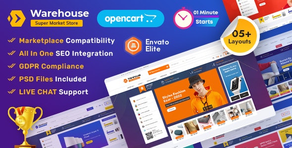 OpenCart Multi-purpose Electronics Store