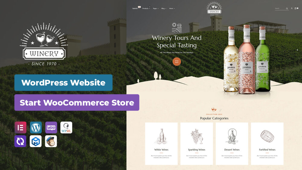 Winery Best WooCommerce Themes