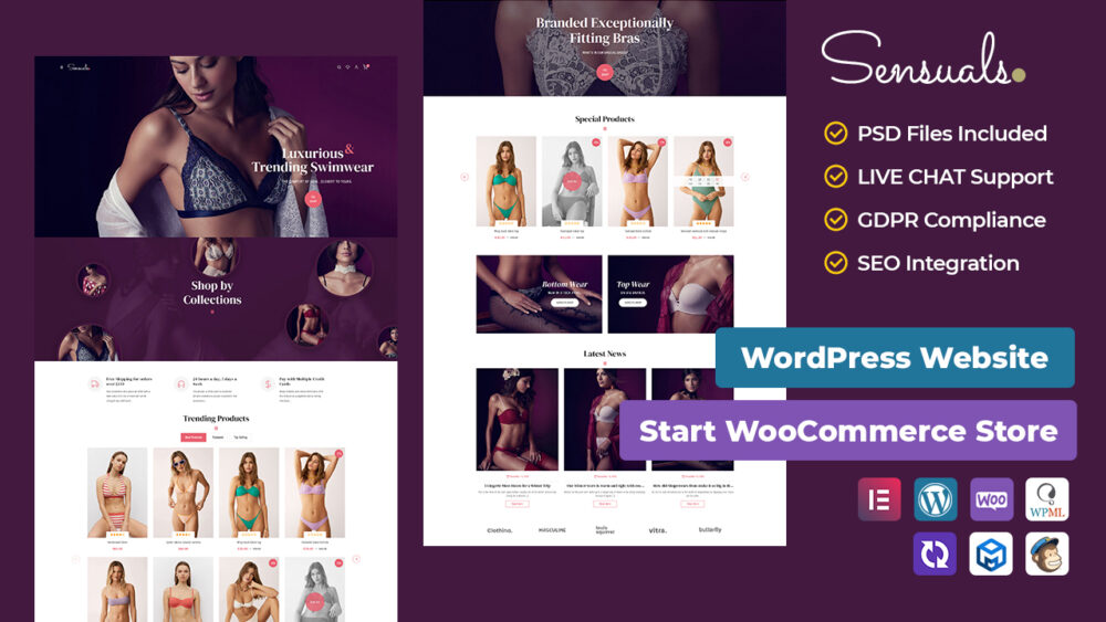 Sensuels Best WooCommerce Themes