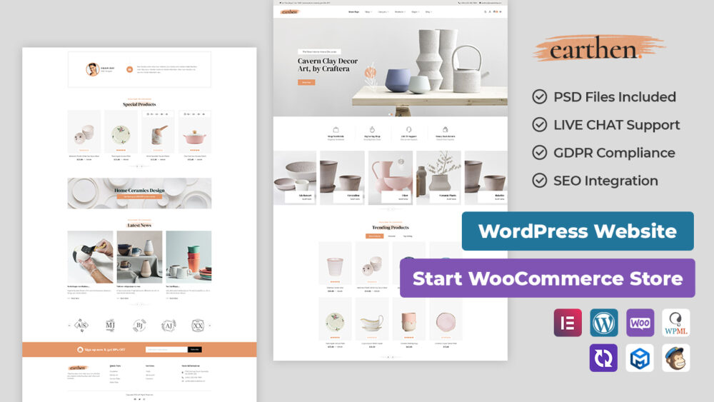 Earthen Best WooCommerce Themes