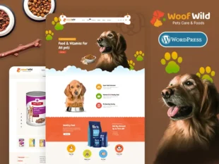 WoofWild - Pets & Care Store WooCommerce Theme